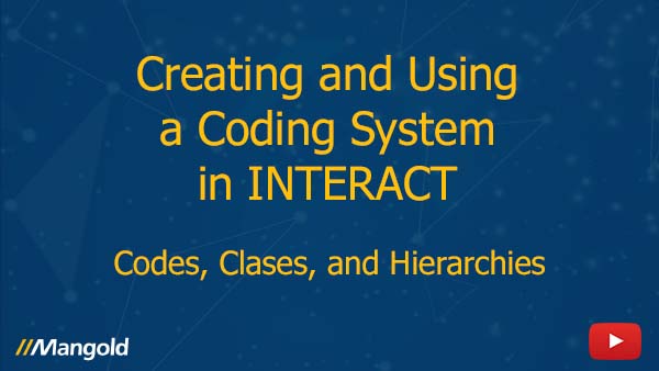 Video Tutorial: Creating and Using a Coding System in INTERACT