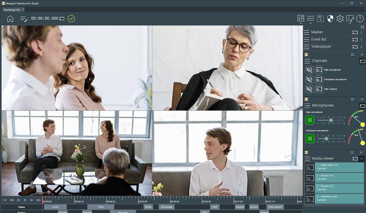 VideoSyncPro Studio in psychology and social science