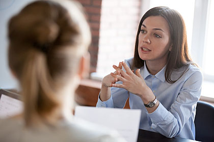 Behavioral observation: Success through dominance - coach and client Behavioral research - success and dominance in coach and client