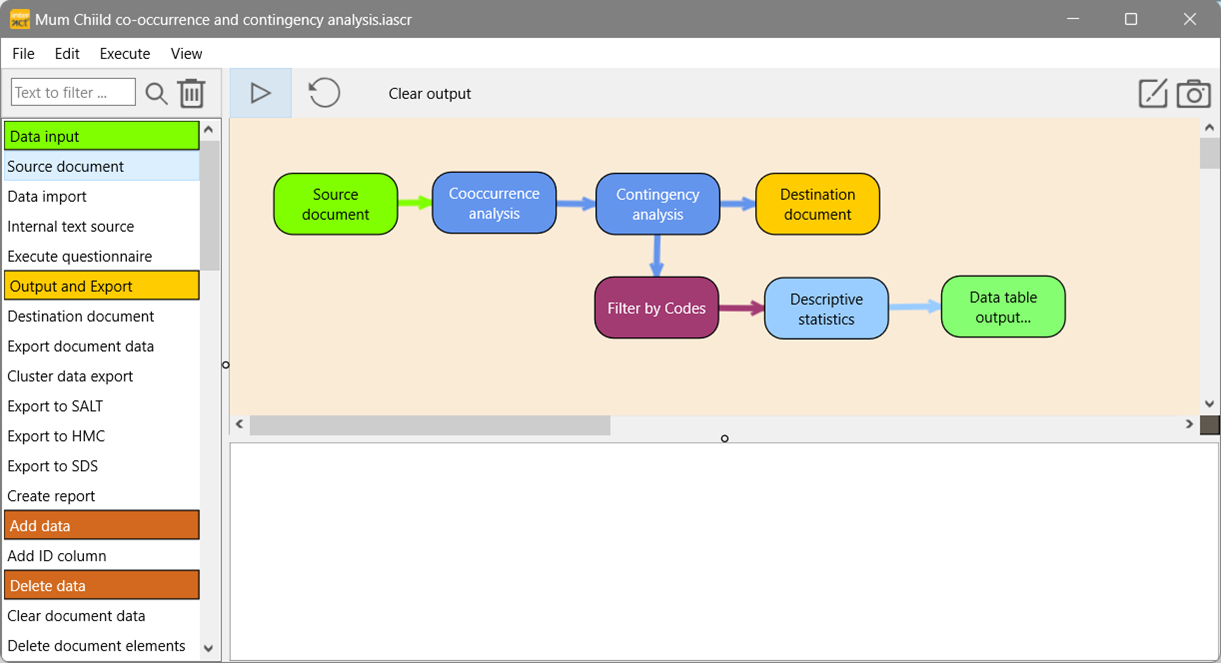 Workflow Editor with modules