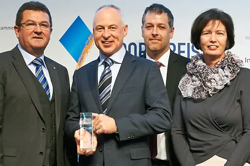 Accepting Export Prize Bayern