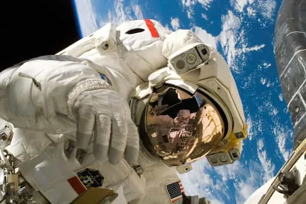 Astronaut in spacesuit