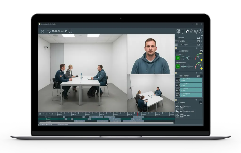 audiovisuelle vernehmung software