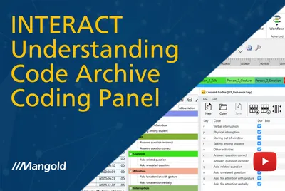 Understanding Codes and Code Archives in INTERACT
