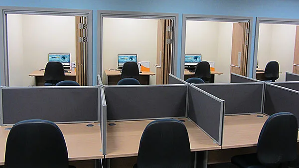 Eye Tracking group test lab with Mangold Vision software