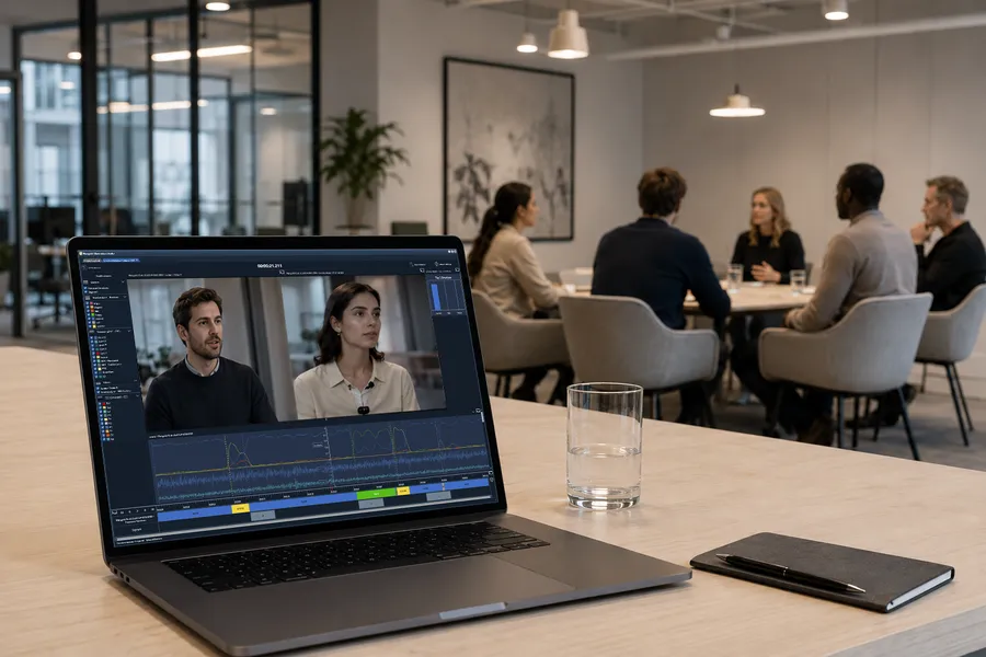 Multi-modal focus group analysis with synchronized video, audio and physiological data streams