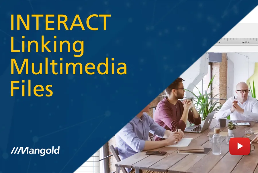 How to Link Multimedia Files in INTERACT Software