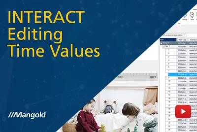 Easy Time Value Editing in Mangold INTERACT Software