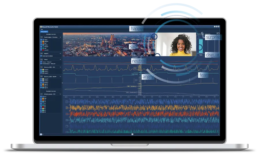 Mangold Observation Studio Software running on MacBook