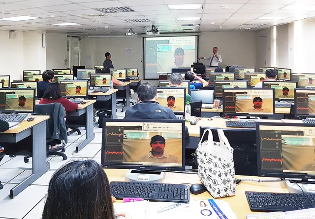 Pascal Mangold lecturing at a university seminar in Asia (1)