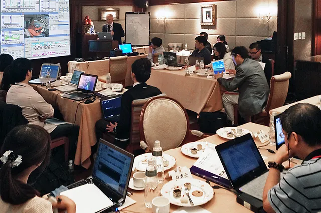 Pascal Mangold lecturing at a university seminar in Asia (10)