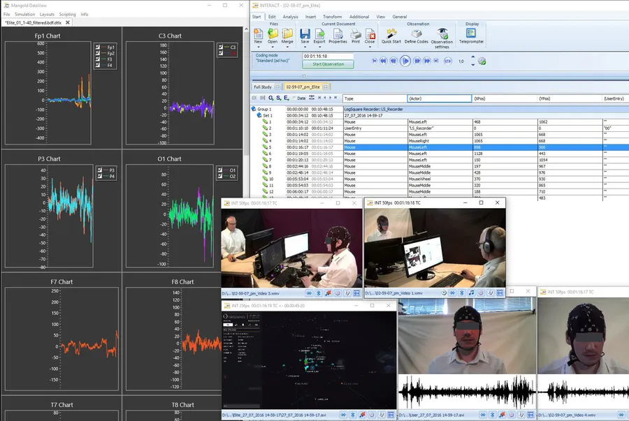 Erfahren Sie, wie Sie physiologische Messdaten mithilfe von Mangold INTERACT und DataView in Beobachtungsstudien integrieren, um eine umfassende multimodale Forschungsanalyse zu ermöglichen.