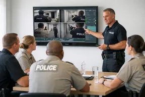 Police Training Video Debriefing Session