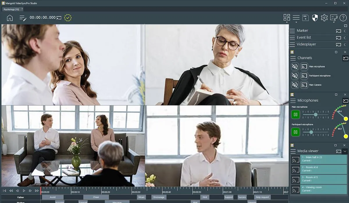 Mangold VideoSyncPro therapy recording application
